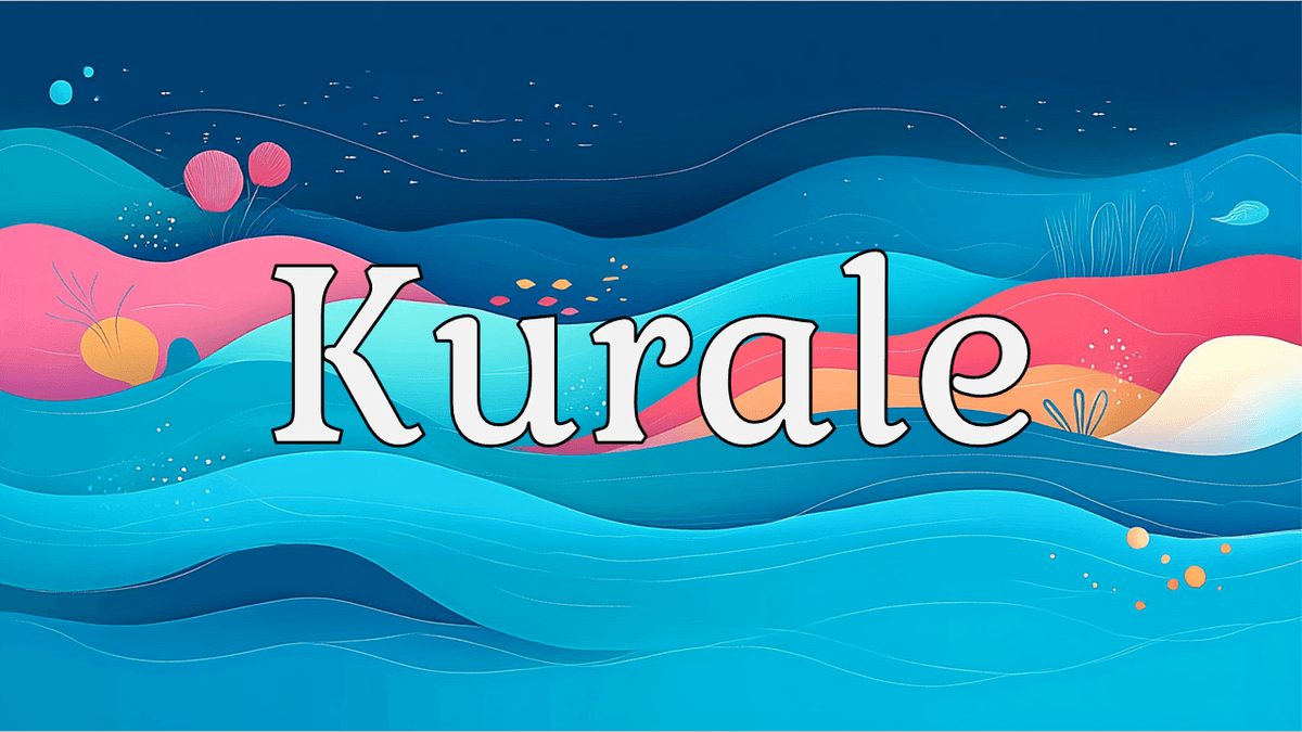 Kurale font example