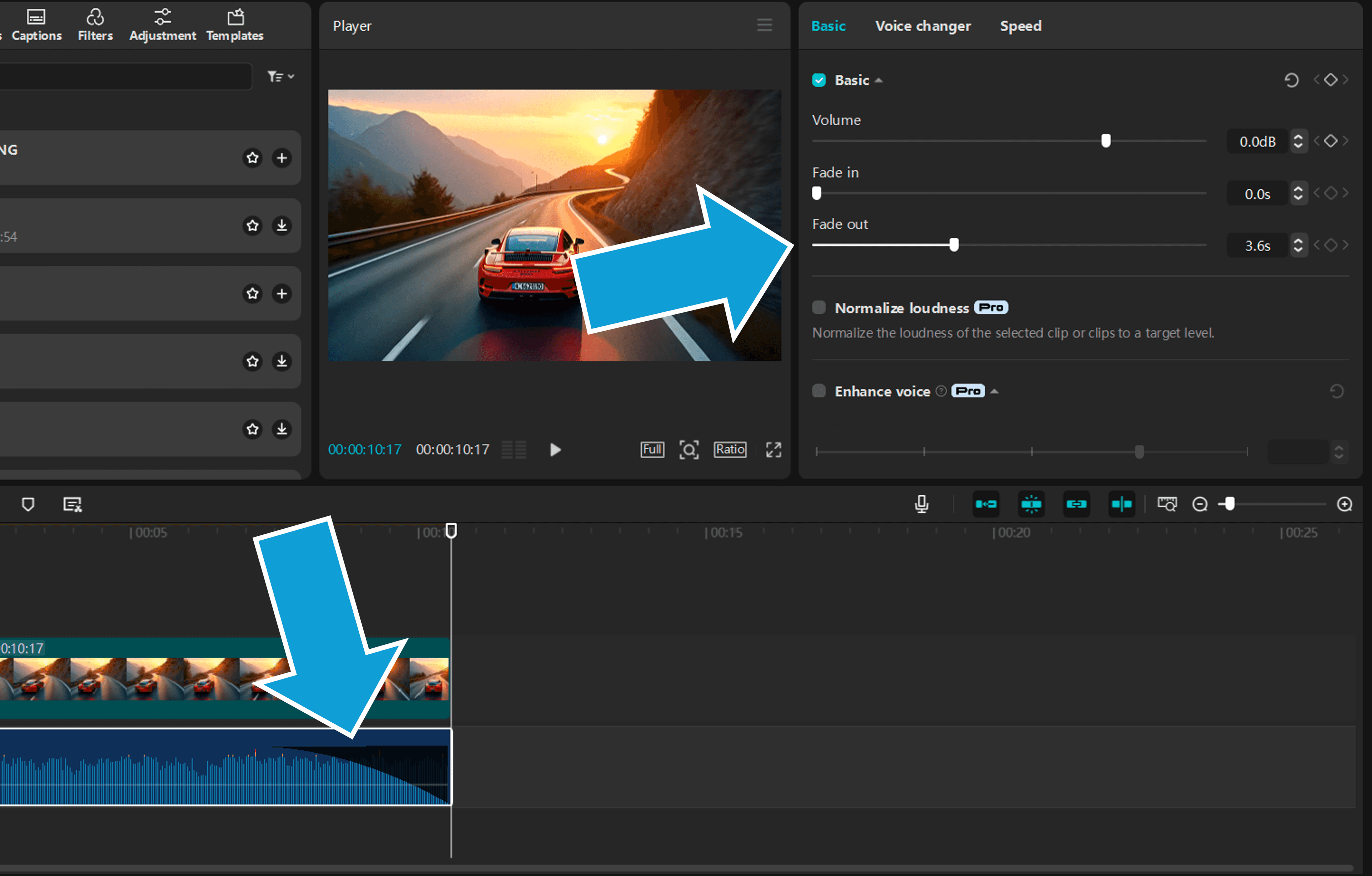 How to Fade Out in CapCut (Audio and Video)