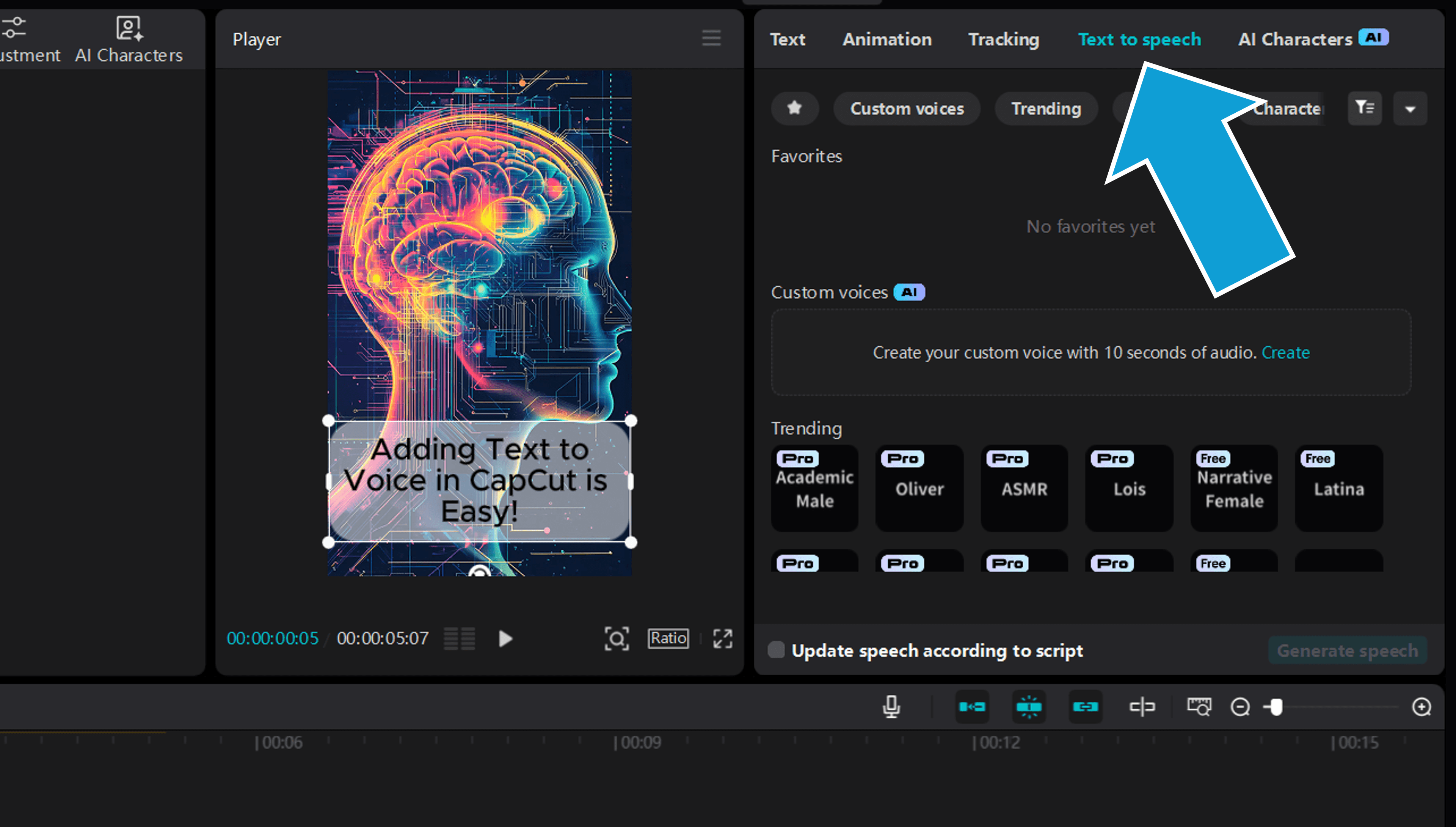 How to Use Text to Speech in CapCut for Mobile and PC